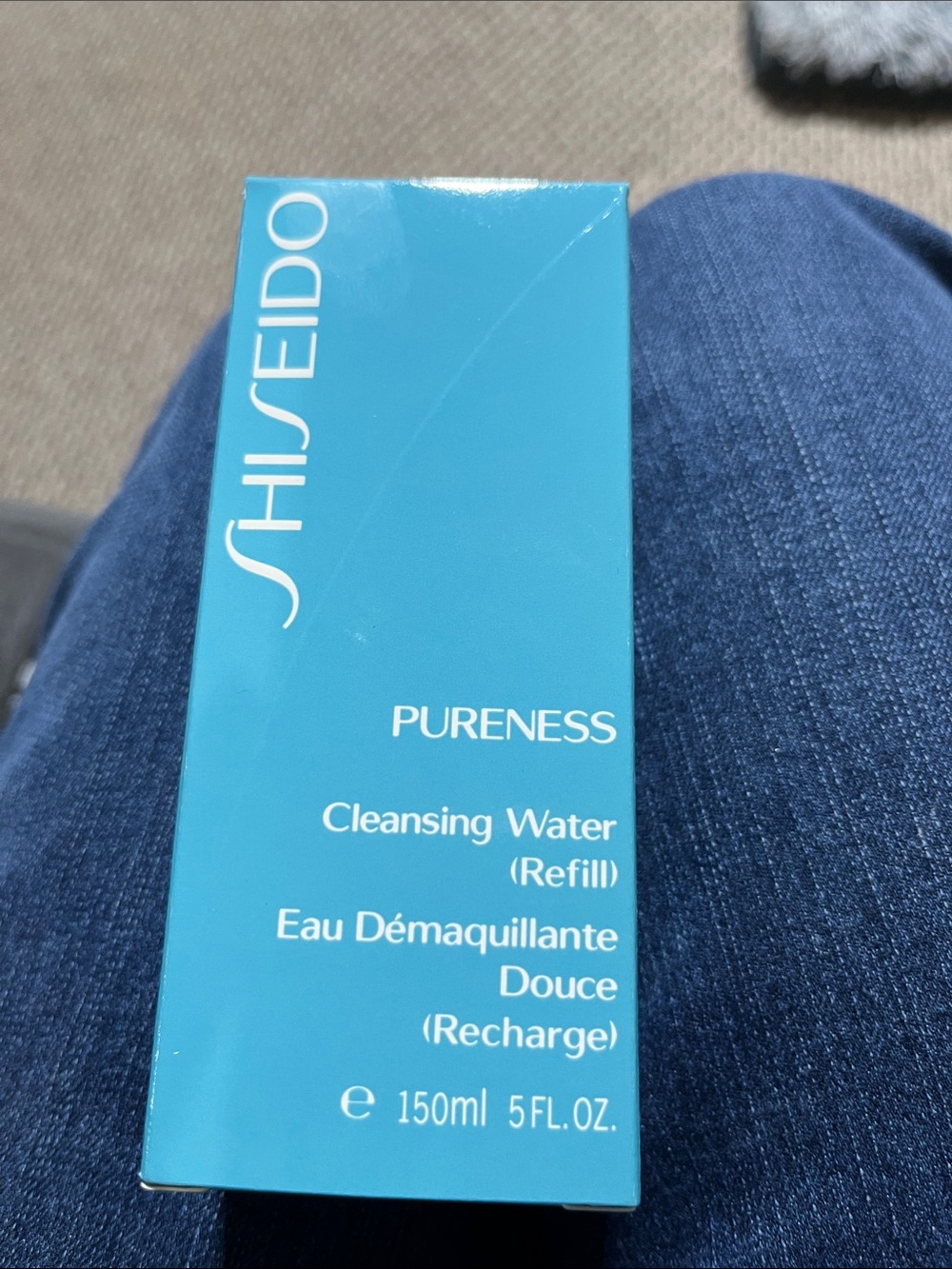 Shiseido Pureness Cleansing Water Refill - Turquoise Blue
